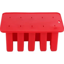 Isforme>10 celler silikone isform til ismaskine med låg