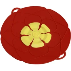 28 cm anti-overløb støvtæt spildprop silikone grydelåg køkken madlavningsredskaber rød Clearance