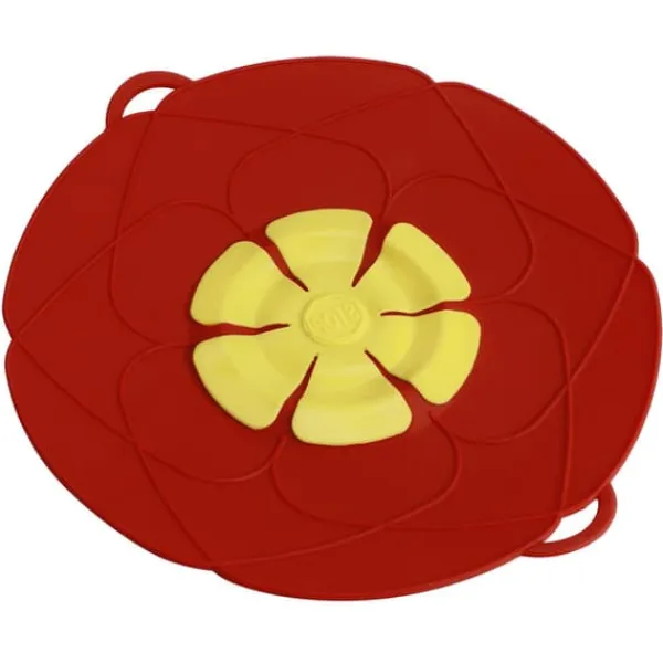 28 cm anti-overløb støvtæt spildprop silikone grydelåg køkken madlavningsredskaber rød Clearance