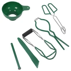 6 dele konservessæt konservestragt tang boblepopper krukke skruenøgle løfter magnetisk låg løfter syltetøjssæt Hot