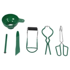 6 dele konservessæt konservestragt tang boblepopper krukke skruenøgle løfter magnetisk låg løfter syltetøjssæt Hot