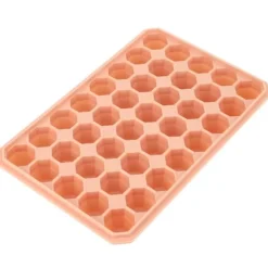 40 gitter silikone isterningbakkeform gør-det-selv ismaskine med aftageligt låg køkkentilbehør orange Best
