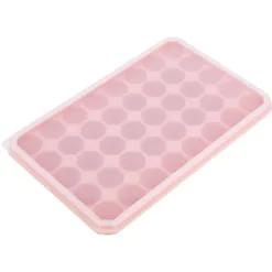 40 gitter silikone isterningbakkeform gør-det-selv ismaskine med aftageligt låg køkkentilbehør orange Best