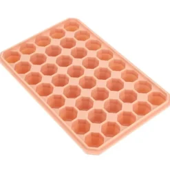 40 gitter silikone isterningbakkeform gør-det-selv ismaskine med aftageligt låg køkkentilbehør orange Best