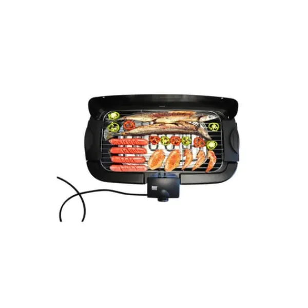 2 i 1 elektrisk grill, fritstående og bordplade, 46 x 23 cm Online