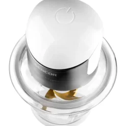 Mixere & Blendere>1,5 L minihakker med glasbeholder.