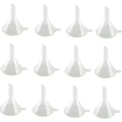 30 miditer i gennemsigtig plast. Velegnet til flasker, påfyldning af laboratorievæsker, æteriske olier, sandmaling, parfume osv. Online