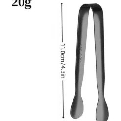 10 mini-istænger i rustfrit stål, sorte istanger, velegnede til sukkerknalder, forretter, teselskaber, kaffebarer, desserter Outlet