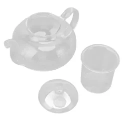 680 ml glastekande med filter varmebestandighed gennemsigtig tekedel til blad- og blomsterbrygning Best