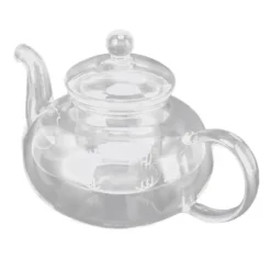 680 ml glastekande med filter varmebestandighed gennemsigtig tekedel til blad- og blomsterbrygning Best