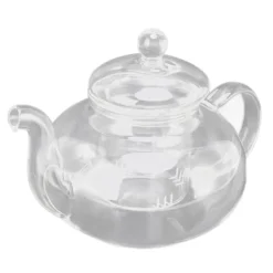 680 ml glastekande med filter varmebestandighed gennemsigtig tekedel til blad- og blomsterbrygning Best