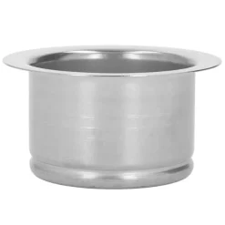 Affaldskværne>114 mm forlænget vaskeflange i rustfrit stål, dyb affaldsflange, køkkenvaskflange, udskiftningstilbehør