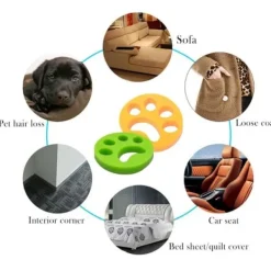 Vasketøjsudstyr>2 Pack - Pelsfjerner til tøj - Fjerner hunde- og kattehår