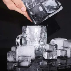 Isforme>2 -pakke af isform silikone - 6 store isterninger