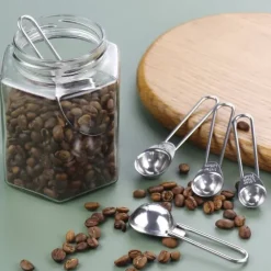 5 pakker Målekop skesæt til bagning madlavning 15/5/2,5/1,25/0,75 ml Clearance