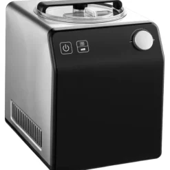 2 Quart Automatisk Ismaskine - Elektrisk Yoghurt og Gelato - Sort Hot