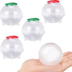 4 runde isforme til iskugler 5 cm Sale