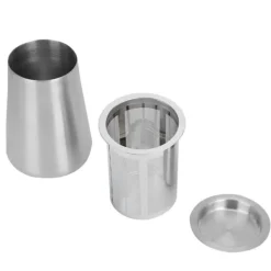 Tefiltre>304 rustfrit stål finmasket kaffepulverfiltersigte beholder kaffetilbehør