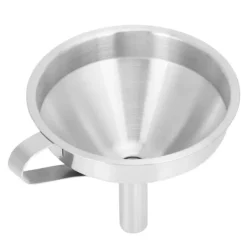 304 Rustfrit Stål Påfyldningstragt Separatorisk Olie Øl Kaffe Vand Flydende Tragt Køkkenredskab Mellem Størrelse 13cm