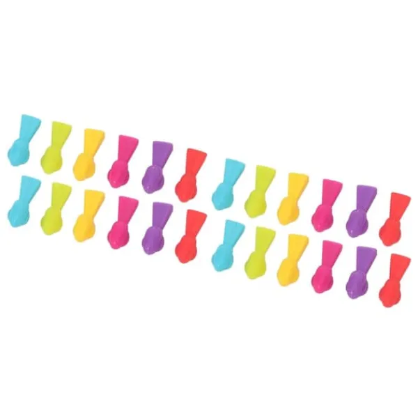 Flaskepropper>4 set vinkoppsetiketter Silikon Återanvändbar fågelform Dricksglasidentifieringsmarkörer för barfester