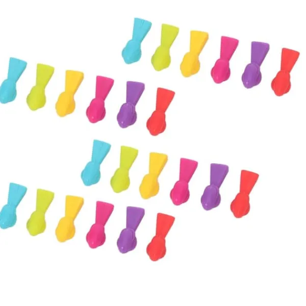 Flaskepropper>4 set vinkoppsetiketter Silikon Återanvändbar fågelform Dricksglasidentifieringsmarkörer för barfester