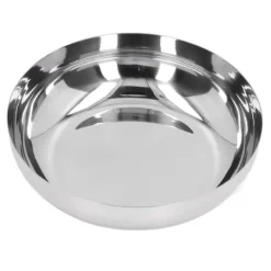 304 skål i rostfritt stål Enkel ren platsbesparande förvaring Snyggt utseende Serveringsskål för matlagning Bakning New