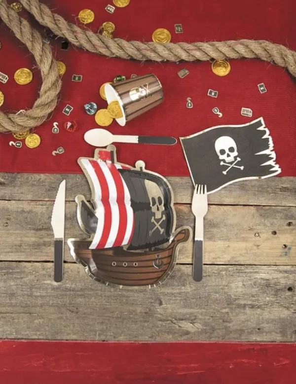 8 små sorte trægafler 15 cm. Size-Standard New