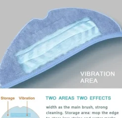 Robotstøvsugere>4 st Moppdukar Kompatibla med Xiaomi Roborock S7