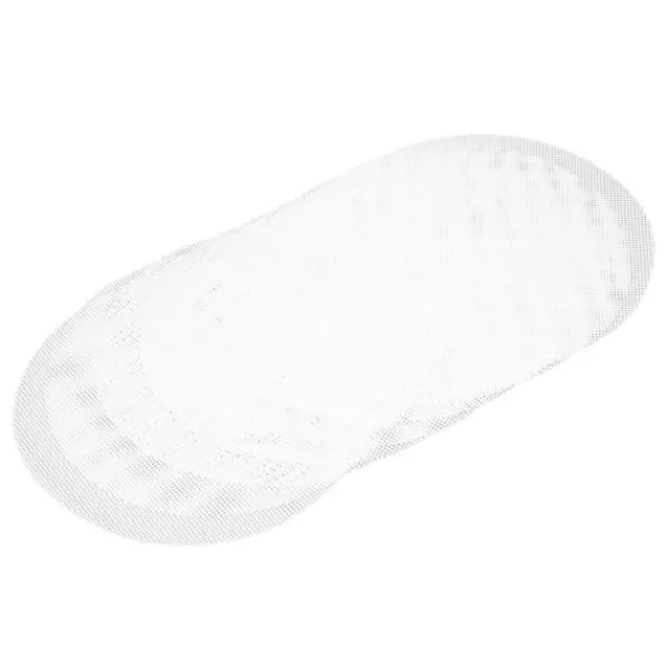 10 st Silikon Steamer Mesh Mat Förhindrar Stick Återanvändbara Klippbara Silikon Steamer Liners för Kök Restaurang 22cm/8.7in Sale