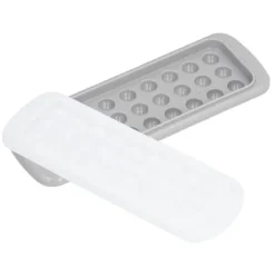 2 stk. 27 gitre 2 lags iskugleform DIY Rund isterningemaskinebakke med låg til køkkenbar Outlet