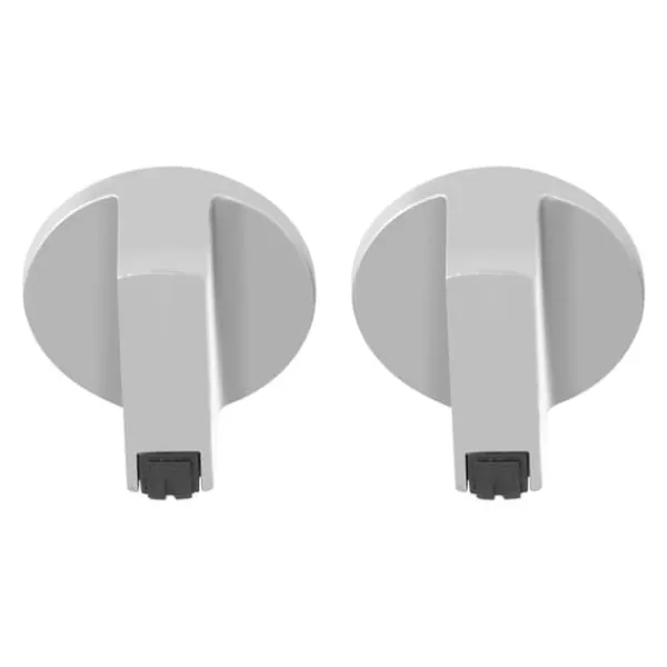 Komfurer>2 stk. 6 mm zinklegering hjem køkken gaskomfur knapper komfur ovn kogeplade metal afbryder kontrol