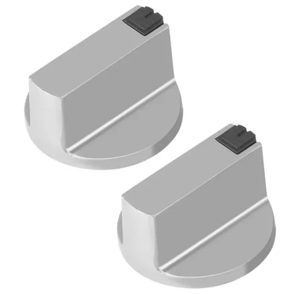 Komfurer>2 stk. 6 mm zinklegering hjem køkken gaskomfur knapper komfur ovn kogeplade metal afbryder kontrol