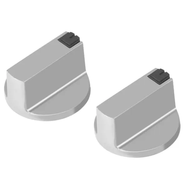 Komfurer>2 stk. 6 mm zinklegering hjem køkken gaskomfur knapper komfur ovn kogeplade metal afbryder kontrol