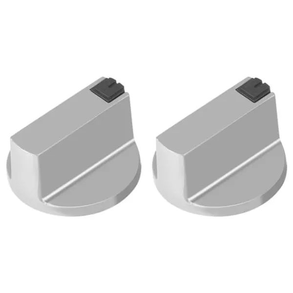 Komfurer>2 stk. 6 mm zinklegering hjem køkken gaskomfur knapper komfur ovn kogeplade metal afbryder kontrol