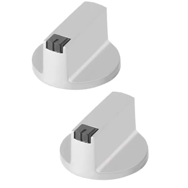 Komfurer>2 stk. 6 mm zinklegering hjem køkken gaskomfur knapper komfur ovn kogeplade metal afbryder kontrol