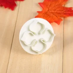 46 stk. blomsterfondant kage sukkerhåndværk dekorationssæt udstikkere værktøj forme sæt Sale