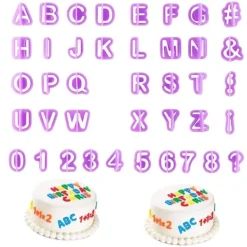 40 stk. DIY-kiksform Alfabetnummer-kiks Chokoladeudstikkerform Bagetilbehør Outlet