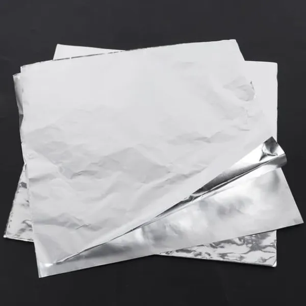 100 stk. fortykket højtemperaturbestandigt aluminiumsfolieindpakningspapir til grillbagning Clearance