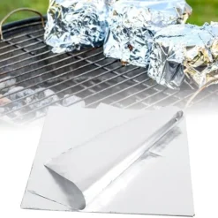 100 stk. fortykket højtemperaturbestandigt aluminiumsfolieindpakningspapir til grillbagning Clearance