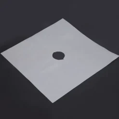 4 stk. gaskomfur brænderbeskytter non-stick oliebeskyttelsesmåtte køkkenredskab (sølv) New