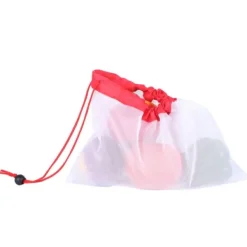 12 stk. genanvendelige frugt- og grøntsagsposer til grøntsager og legetøj Hot