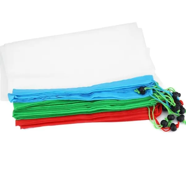 16 stk. genanvendelige vaskbare grøntsags- og frugtposer med opbevaringspose med snørelukning Discount