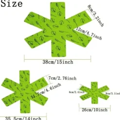 12 stk. grydebeskyttere, ikke-vævede skilleplader, genanvendelige grydebeskyttelsespuder til opbevaring af stegepander, bageplader Sale