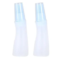 2 stk. husholdningsgrill silikone olieflaske med børste køkken bagning grillværktøj blå Online