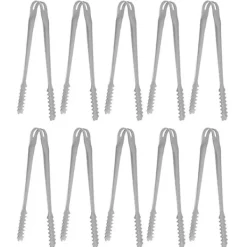 Køkkentænger>10 STK Istænger Madtænger Rustfrit stål Nem at rengøre Stærkt greb Alsidig til festkøkken Grill BBQ Bar 15 cm / 5.9in