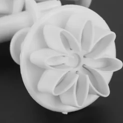 4 stk. kagedekorationsforme blomstermønster fondant udstikkerform gør-det-selv bageredskaber Hot
