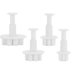 4 stk. kagedekorationsforme blomstermønster fondant udstikkerform gør-det-selv bageredskaber Hot