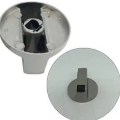 8 stk. komfurknapper 6 mm metal drejeknap til gaskomfur til køkken komfur maskine kontrol udskiftning