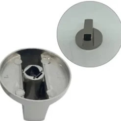 8 stk. komfurknapper 6 mm metal drejeknap til gaskomfur til køkken komfur maskine kontrol udskiftning