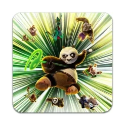 Bordskånere Til Glas>2 STK Kung Fu Panda 4 Coastere